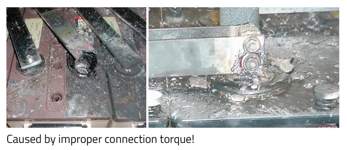 Figure 8: Improper connection torque